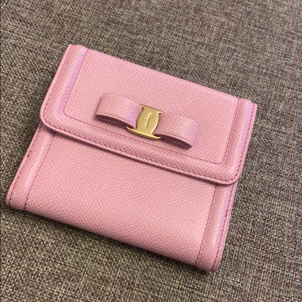 Salvatore Ferragamo  Small Leather French Wallet